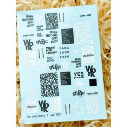 Черно-белый 3D СЛАЙДЕР BW...