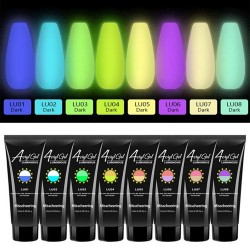 Неоновый полигель (Акригель)  LUMINOUS 15ml LU01 ___VAL200 (1156)