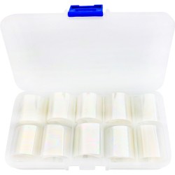 ***Набір тонкої фольги для дизайну нігтів 50см 10шт ХАМЕЛЕОН ___OLG078 (2221)