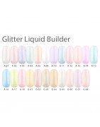 Жидкий гель с глиттером-Glitter liquid builder